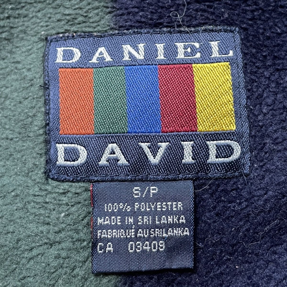 Japanese Brand × Vintage Vintage Brand Daniel David Half Zipper Sweatshirt 1990s Size US L / EU 52-54 / 3 - 12 Thumbnail