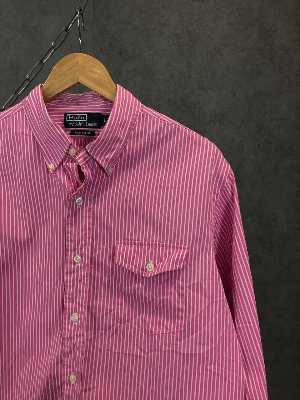Polo Ralph Lauren Polo Ralph Lauren vintage designer striped shirt Size US L / EU 52-54 / 3 - 2 Thumbnail