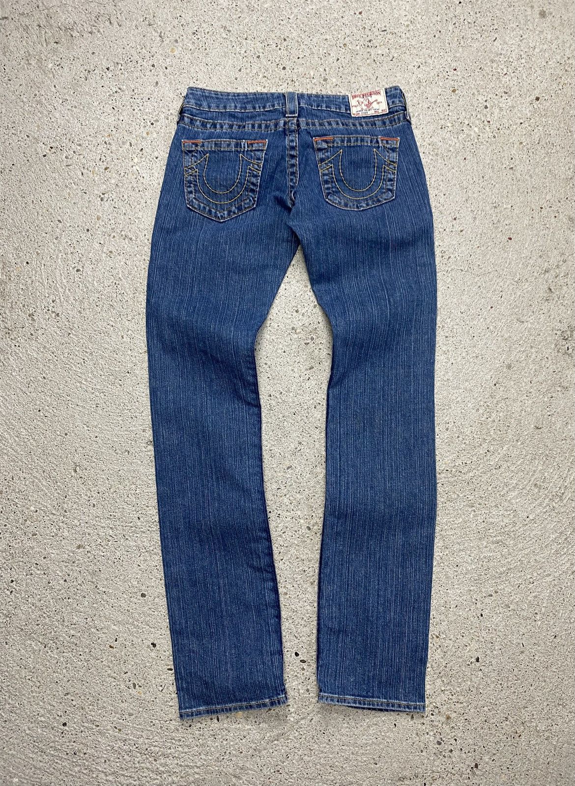 True Religion True religion straight leg jeans stevie made in usa Size 28" / US 6 / IT 42 - 1 Thumbnail