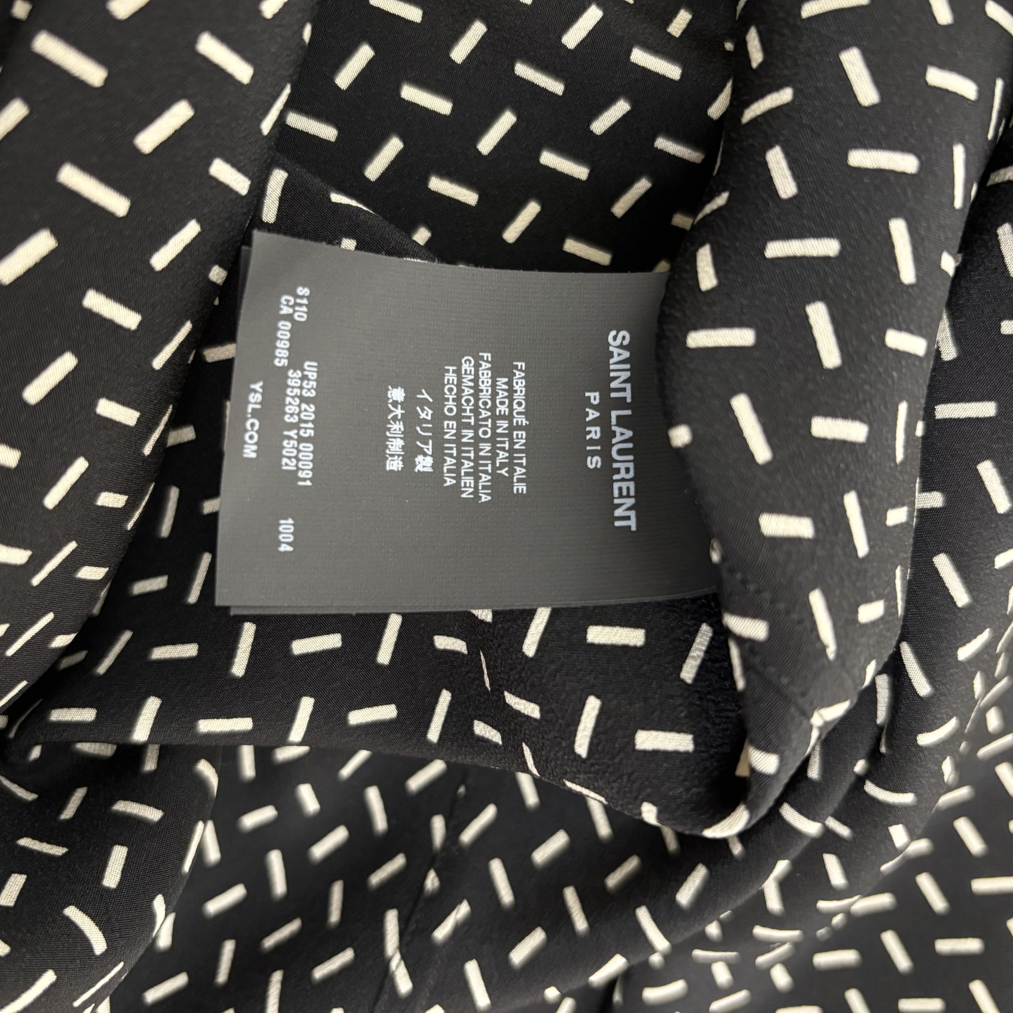 Saint Laurent Paris Saint Laurent Black & White Shirt Size US XL / EU 56 / 4 - 4 Thumbnail
