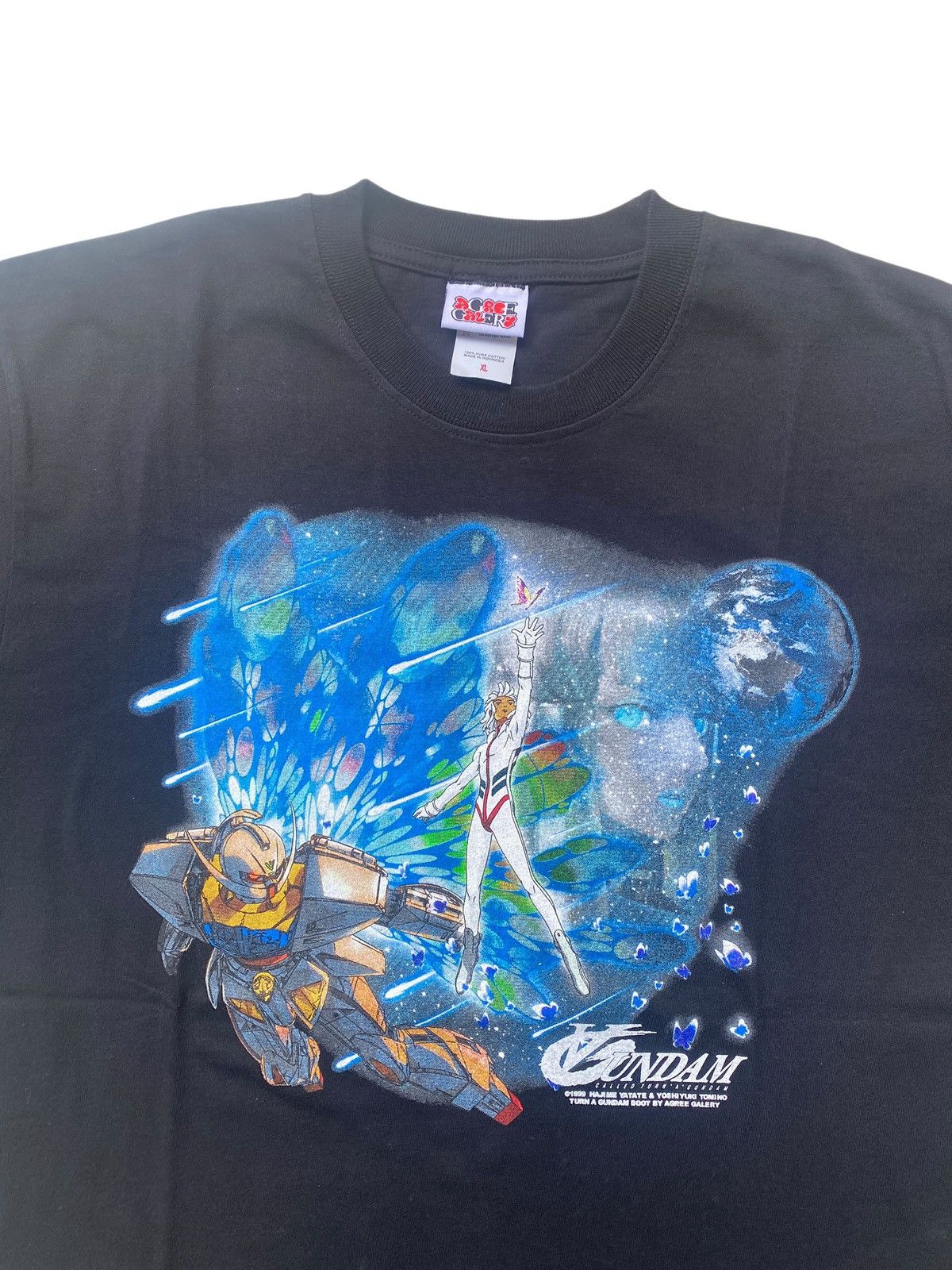 Japanese Brand Rare Turn A Gundam System 99 Double Sided Anime Graphic Tee Size US XL / EU 56 / 4 - 2 Thumbnail