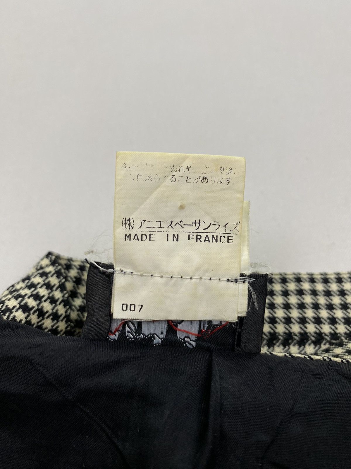 agnes b. Agnes B. Lolita Houndstooth Skirt Size 26" / US 2 / IT 38 - 7 Thumbnail