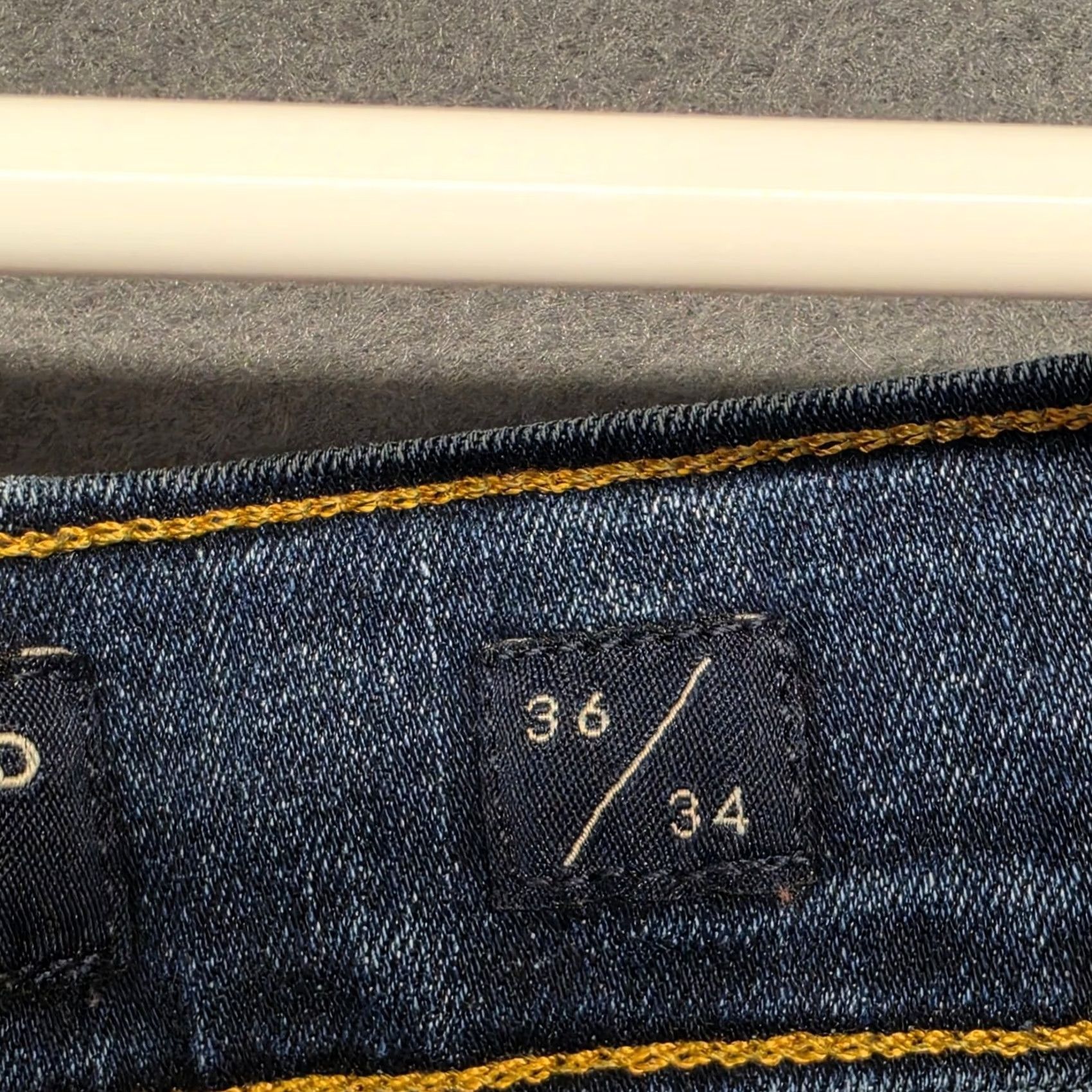 Lucky Brand Lucky Brand Jeans 412 Athletic Slim Mens 36x34 Blue Stretch Denim 5-Pocket Regular Waist Zip Green? Size US 36 / EU 52 - 4 Thumbnail