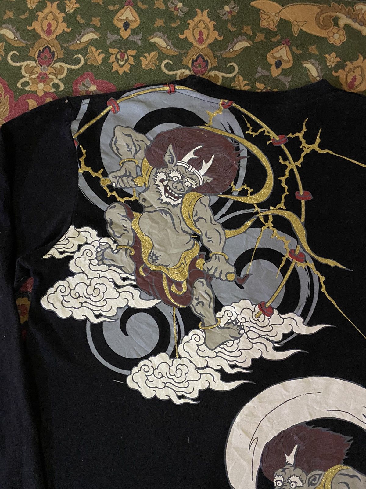 Bullet Noise × Japanese Brand Vintage Japanese Brand Bullet Noise Over Print Sukajan Style Size US M / EU 48-50 / 2 - 4 Thumbnail