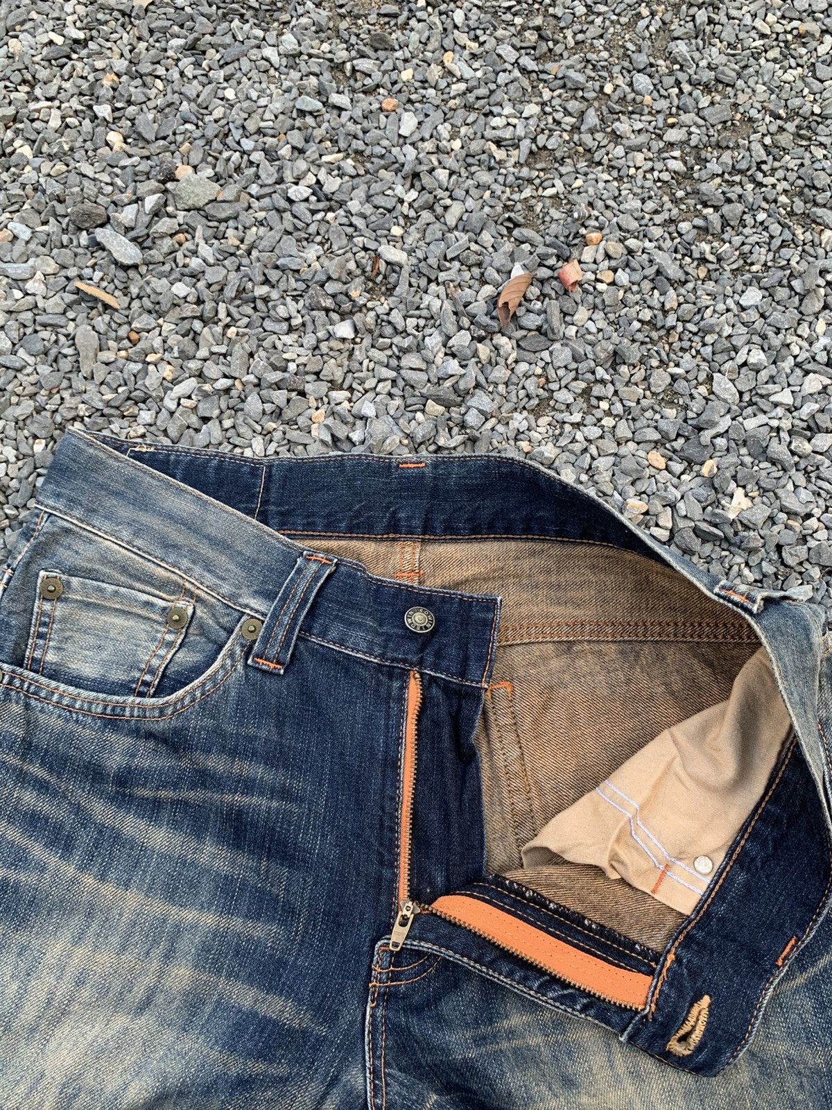 Kapital FLARE EDWIN XV CLAWNMARK NAVAJO RUSTY DISTRESSED DENIM Size US 34 / EU 50 - 12 Thumbnail