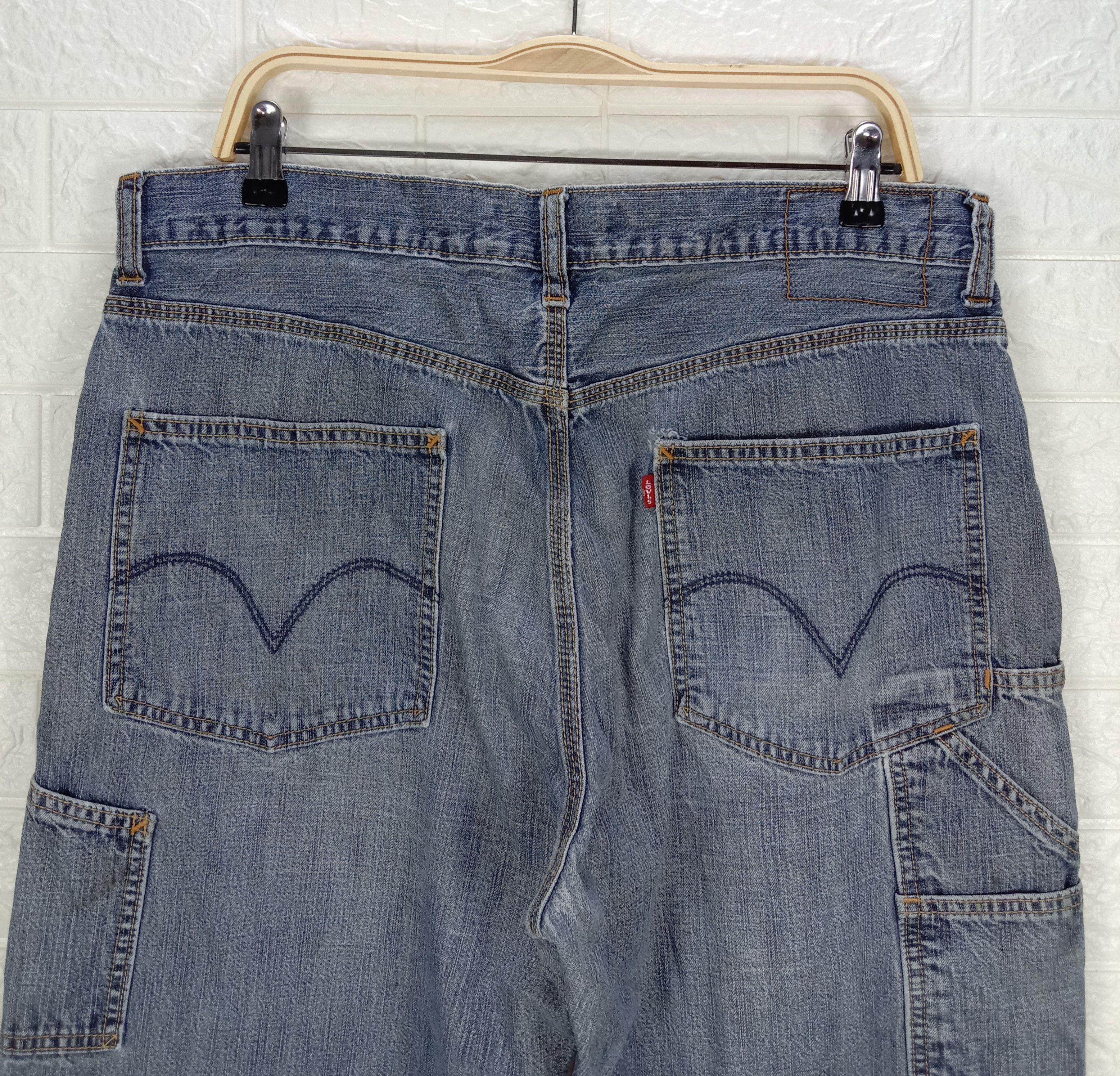 Levi's Vintage Levi's Carpenter Loose Straight Jeans Size US 34 / EU 50 - 6 Thumbnail