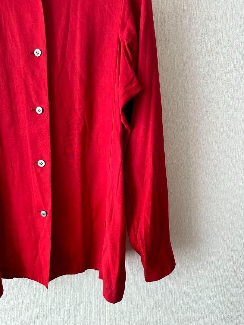Issey Miyake ISSEY MIYAKE 1997AW Red Long Sleeve Shirt Size US M / EU 48-50 / 2 - 3 Thumbnail