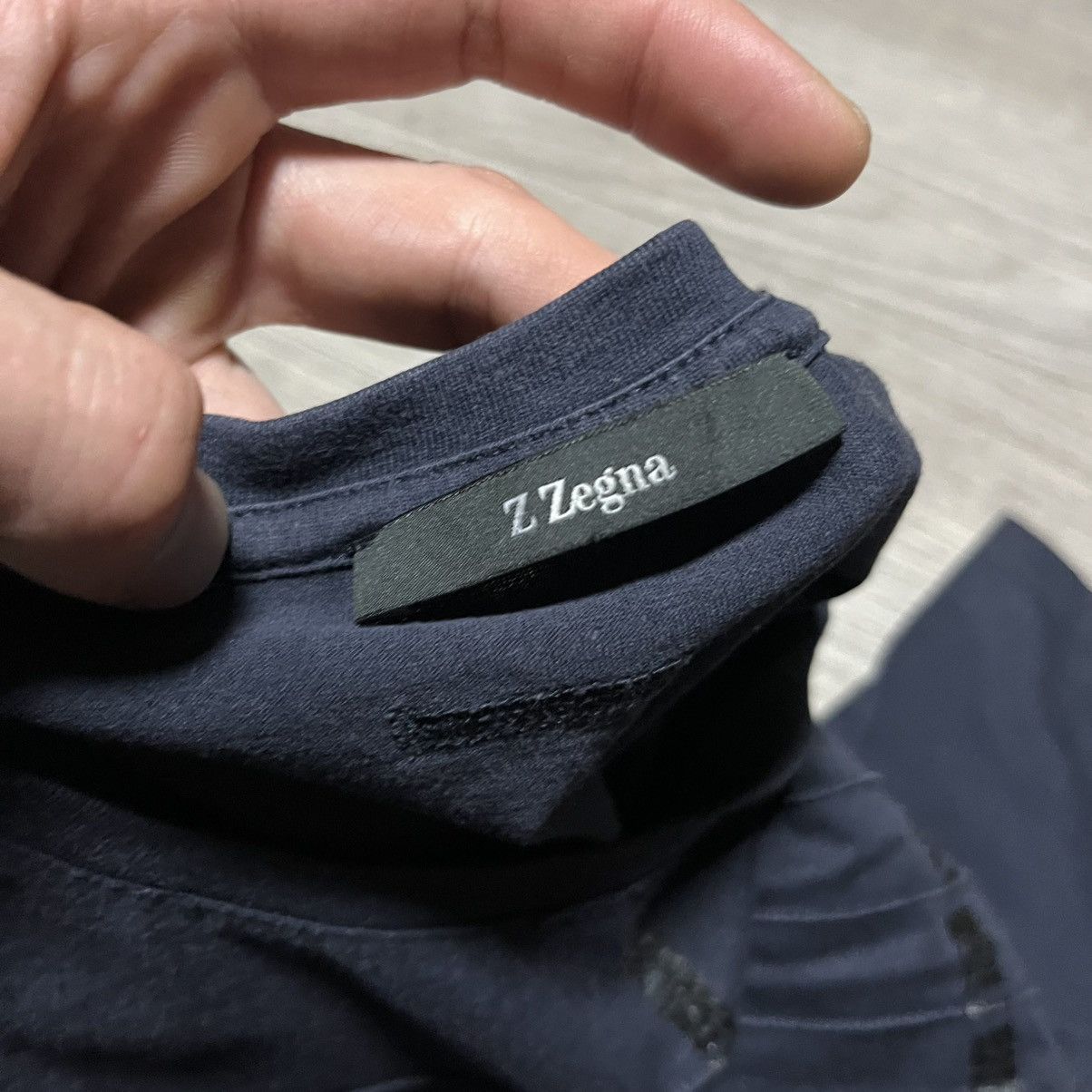 Z Zegna Zegna Black tshirt Size US XXL / EU 58 / 5 - 7 Thumbnail