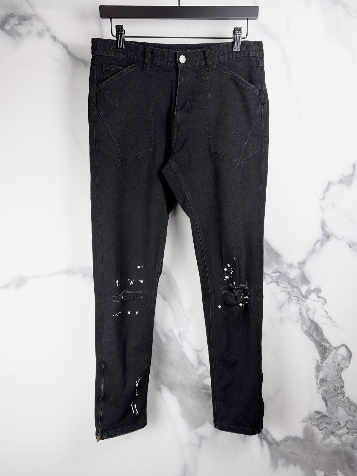 Number (N)ine Number (N)ine - Archive Grunge Denim Jeans Black