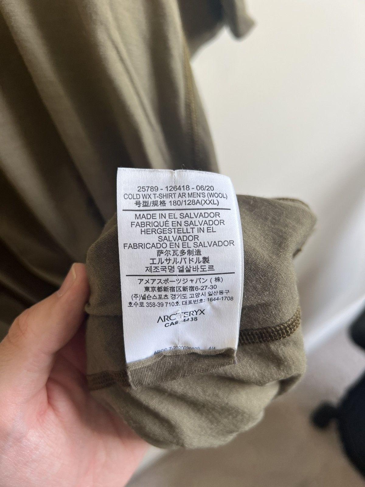 Arc'teryx Gen 1 Arcteryx Leaf Cold WX T-shirt AR Size US XXL / EU 58 / 5 - 3 Thumbnail