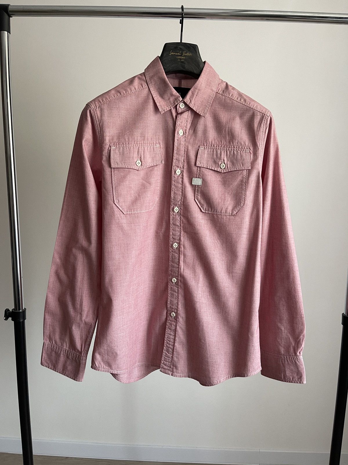 G-Star G-Star RAW Landoh Shirt – Pink Melange M Size US M / EU 48-50 / 2 - 1 Thumbnail