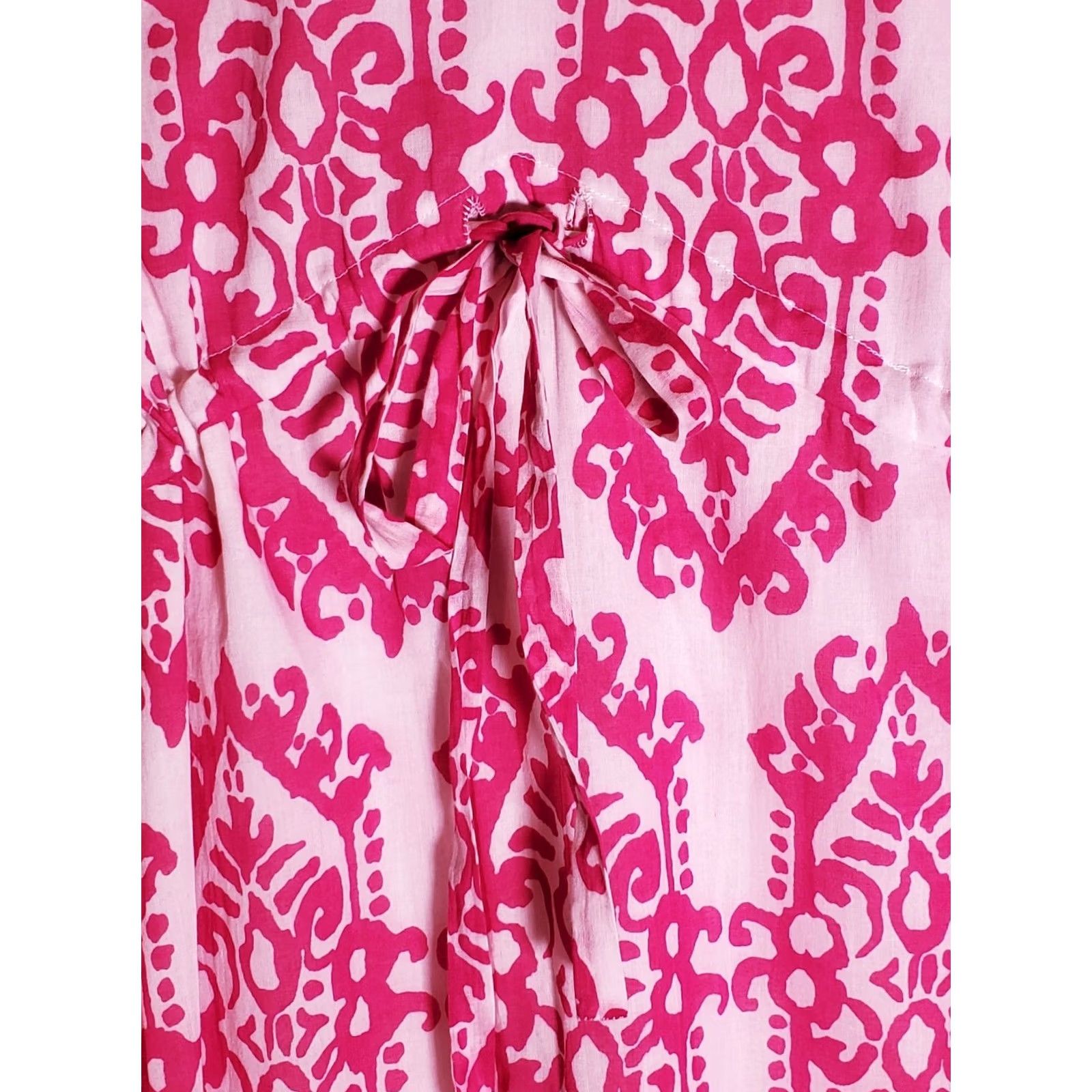 Vintage Rungolee Bellini Cotton Mini Dress Pink Ikat Women's XS Size XS / US 0-2 / IT 36-38 - 4 Thumbnail