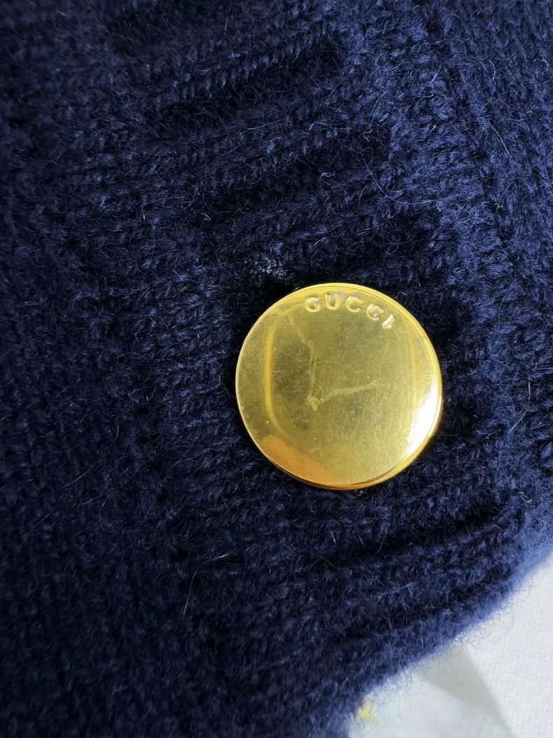Gucci Gucci Cashmere Cardigan with Chain Detail-2505 Size S / US 4 / IT 40 - 4 Thumbnail