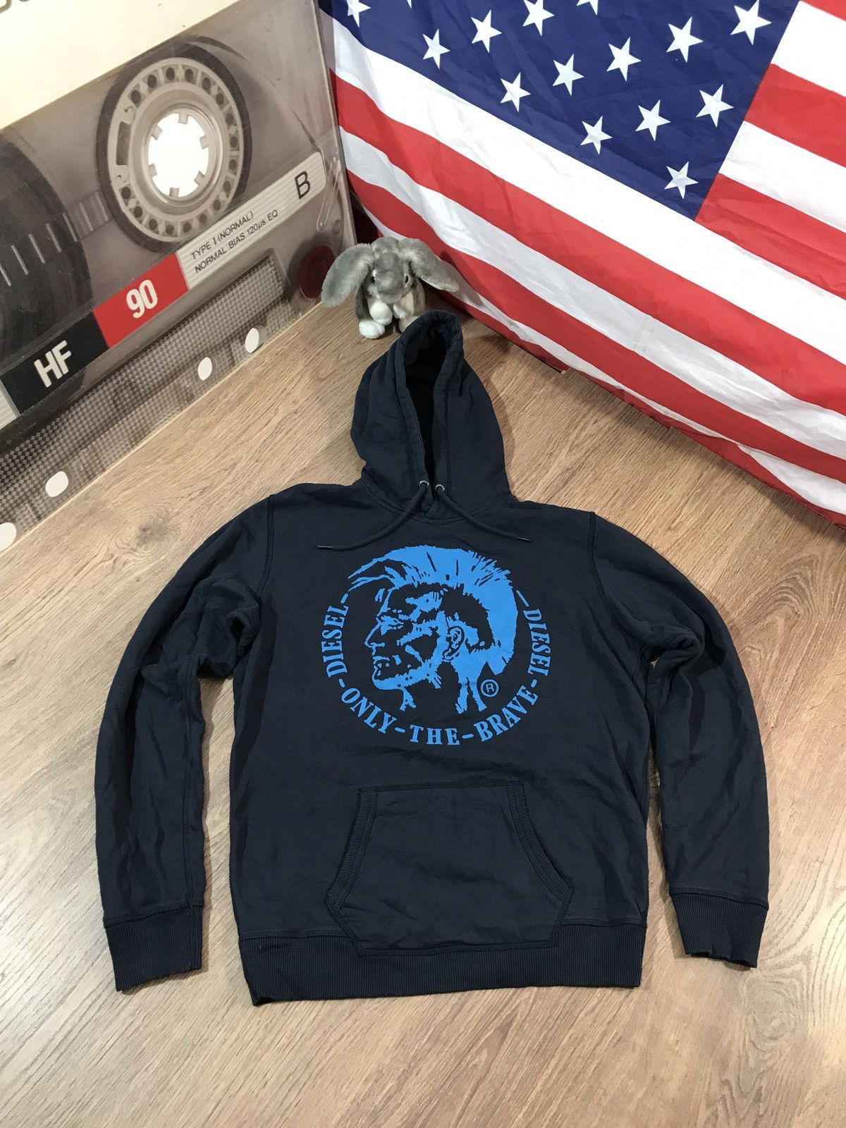 Diesel Diesel Vintage Hoodie Big Logo Size L Size US L / EU 52-54 / 3 - 1 Thumbnail