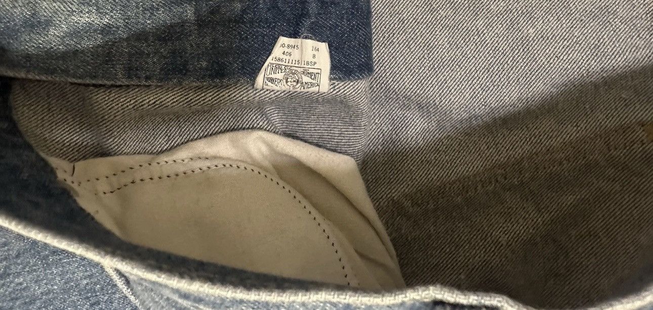 Lee Vintage 80s Lee Storm Riders Jeans 38/34 Talon Union USA Size US 38 / EU 54 - 5 Thumbnail