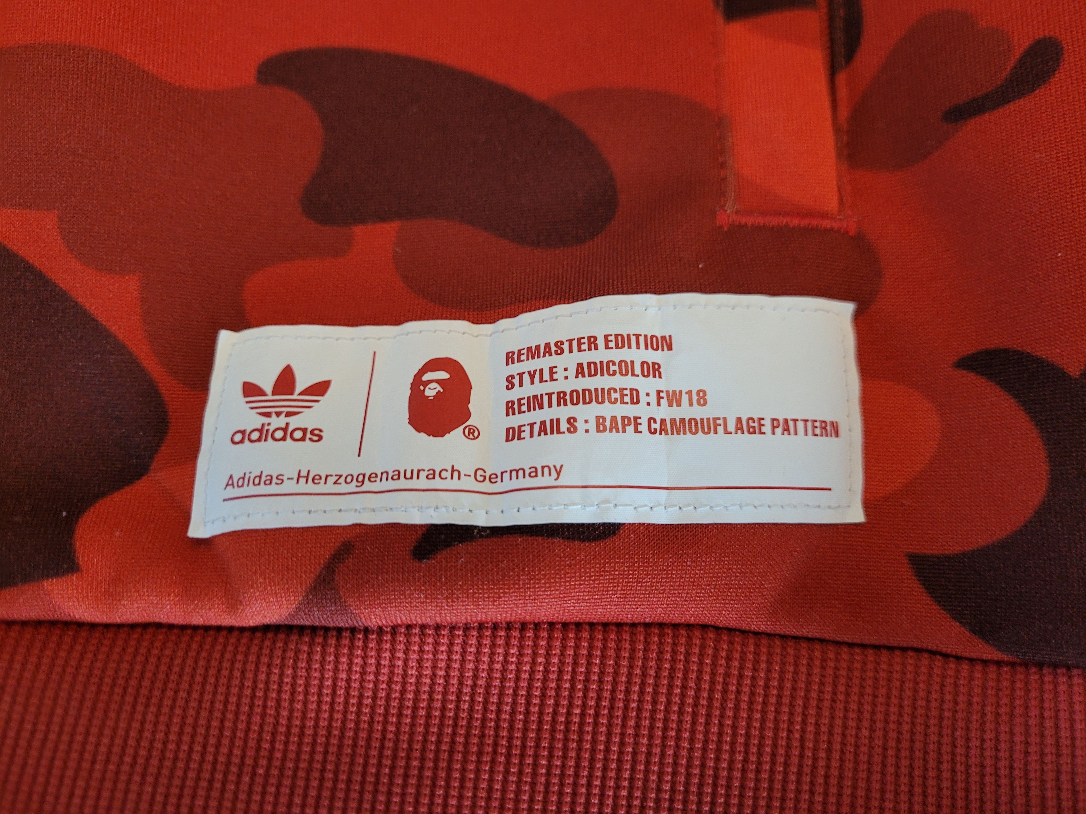 Adidas × Bape BAPE x adidas adicolor Track Top Size US M / EU 48-50 / 2 - 4 Thumbnail