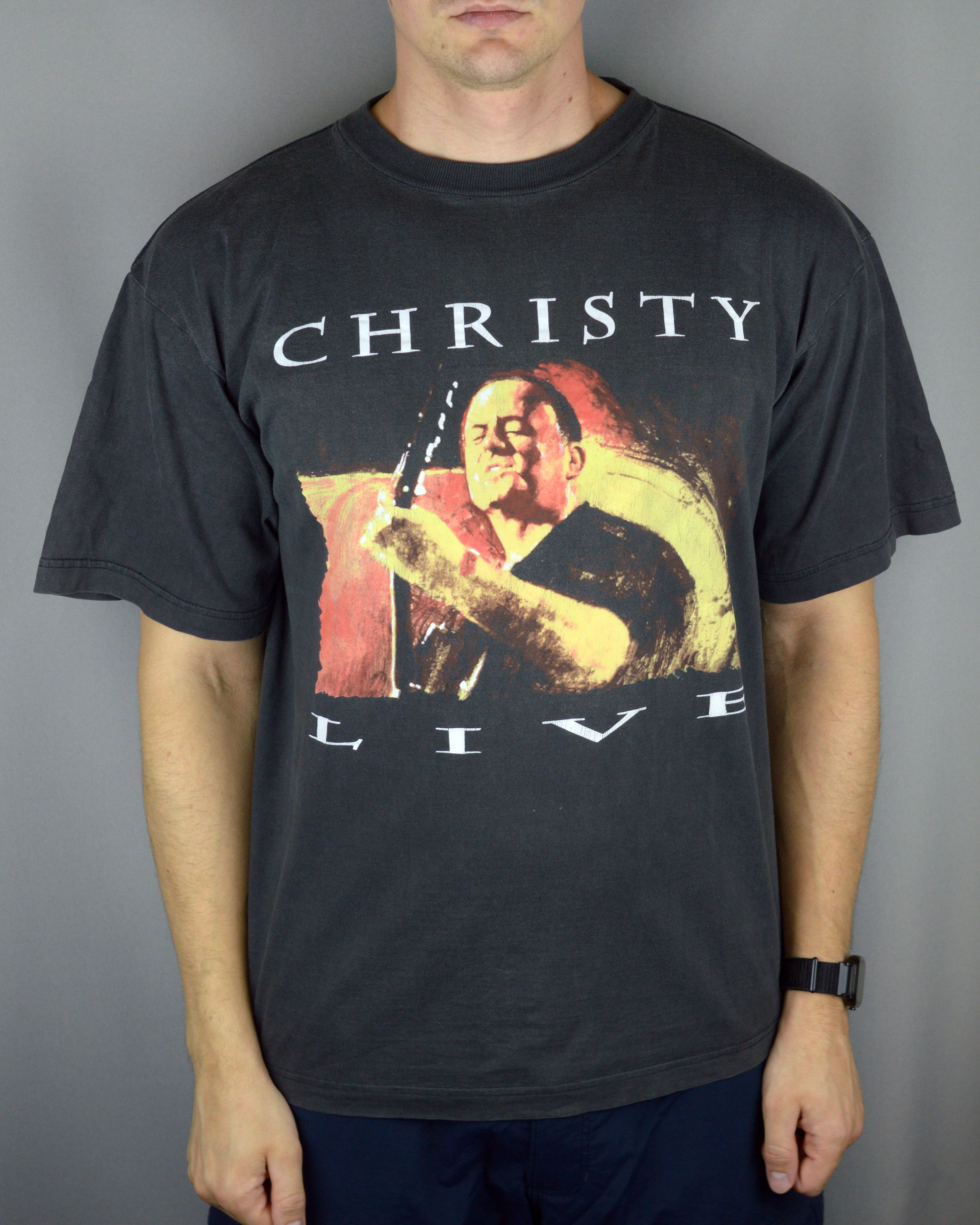 Vintage Vintage Christy live 90s t shirt Size US L / EU 52-54 / 3 - 1 Thumbnail