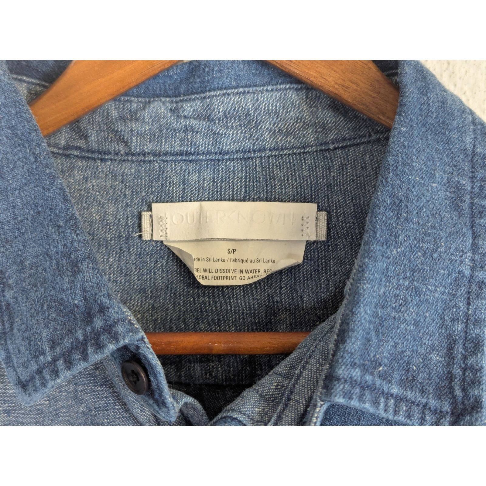 Outerknown Outerknown Chambray Button Up Blue Denim Utility Western Size US S / EU 44-46 / 1 - 2 Thumbnail
