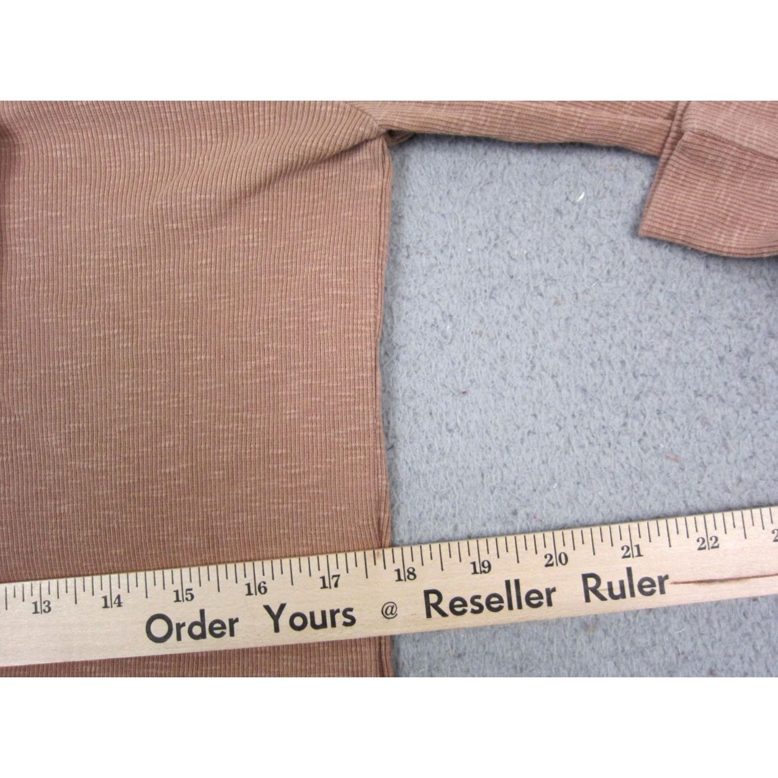 Lucky Brand Lucky Brand Shirt Womens Large Brown V-Neck Henley Lace Trim Top Size L / US 10 / IT 46 - 6 Thumbnail