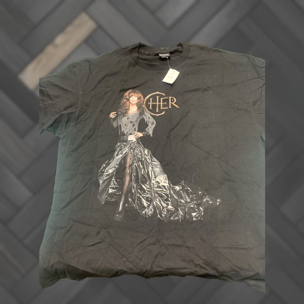 Vintage Cher Y2K The Colosseum Caesar's Palace Las Vegas concert graphic T-Shirt 3XL Black Unisex Adults Mens Womens Size US XXL / EU 58 / 5 - 1 Thumbnail