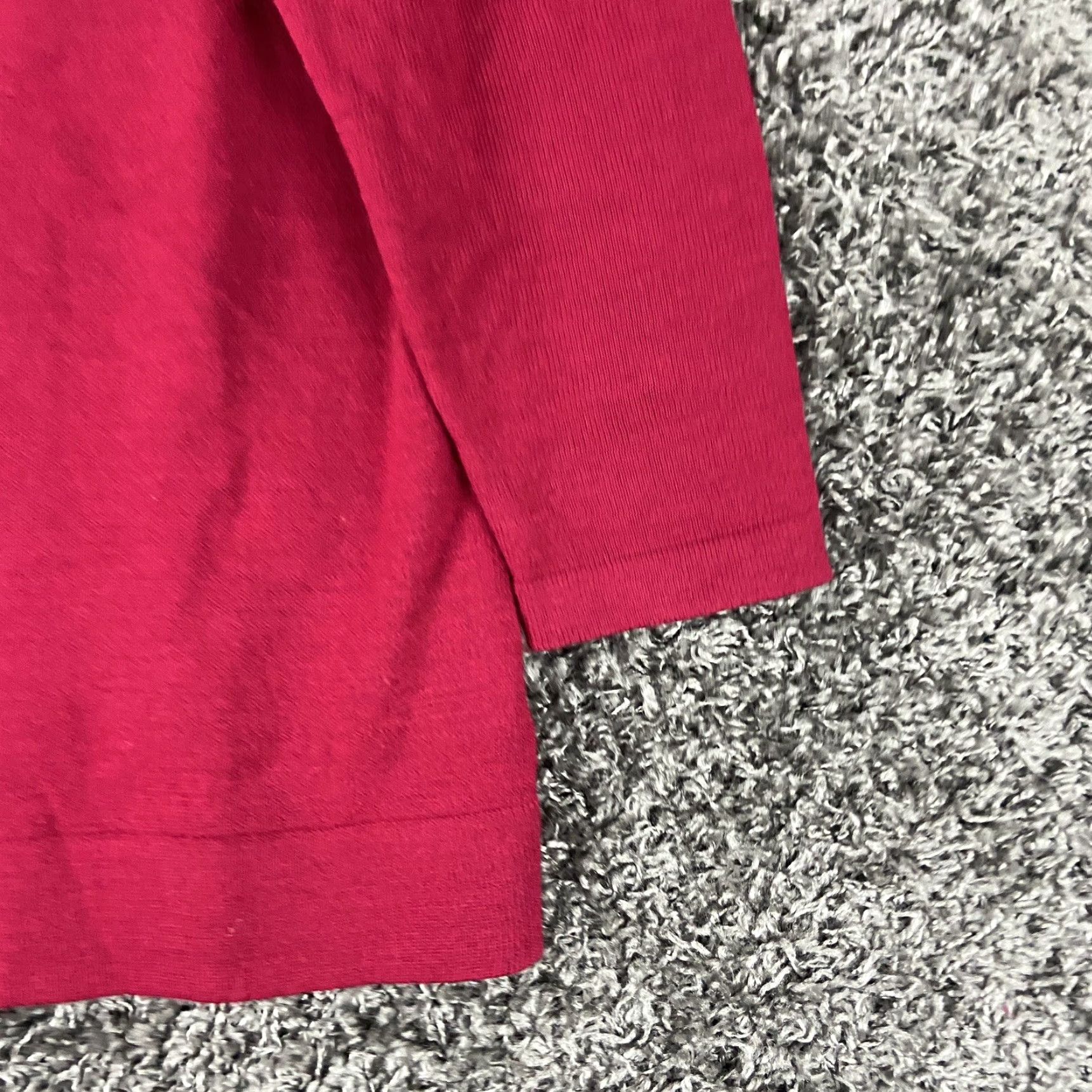 Coldwater Creek COLDWATER CREEK Knit Blouse Shirt Women M 10-12 Red 3/4 Sleeve Size M / US 6-8 / IT 42-44 - 6 Thumbnail