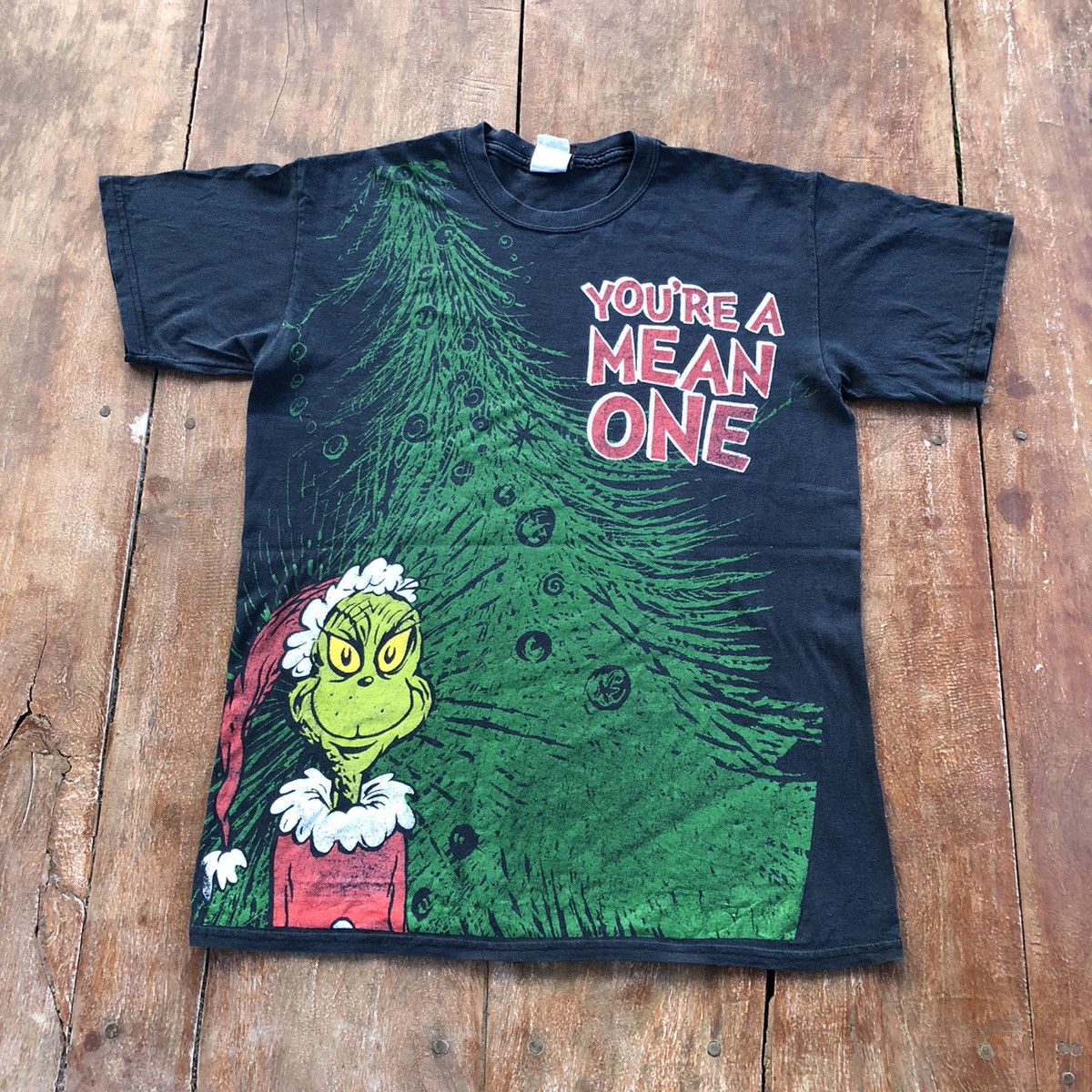 Vintage Vintage 2001 The Grinch Jim Carrey Rare Movie T Shirt Size US L / EU 52-54 / 3 - 2 Thumbnail