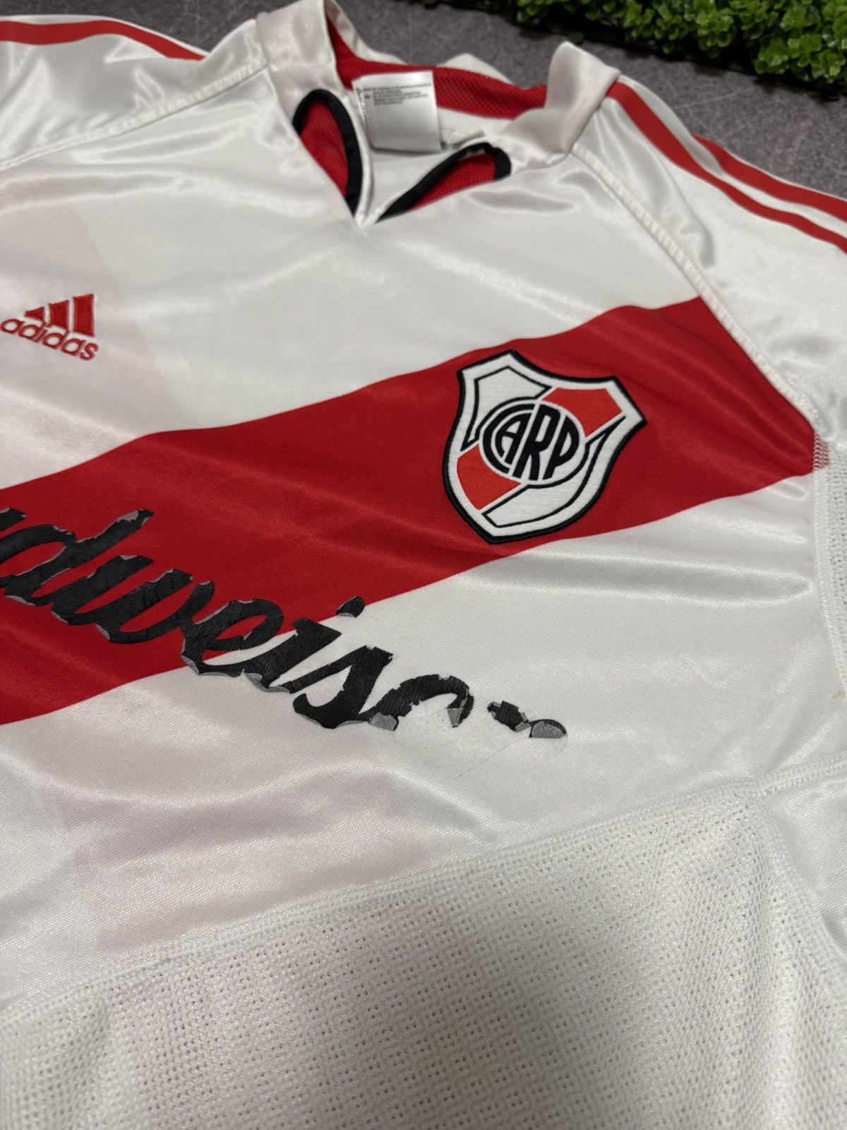 Adidas River Plate Football 2004/2006 Adidas Soccer Argentina XL Size US L / EU 52-54 / 3 - 9 Thumbnail