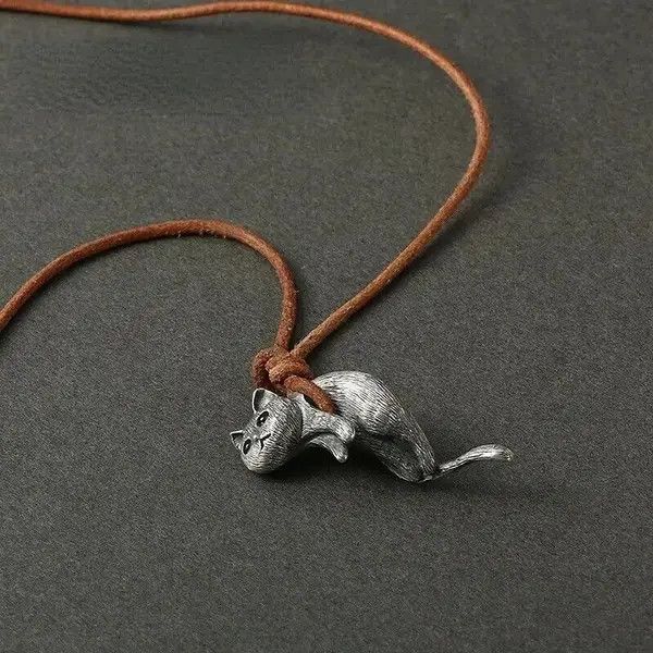 Japanese Brand Cute Cat Choker Necklaces Size ONE SIZE - 3 Thumbnail
