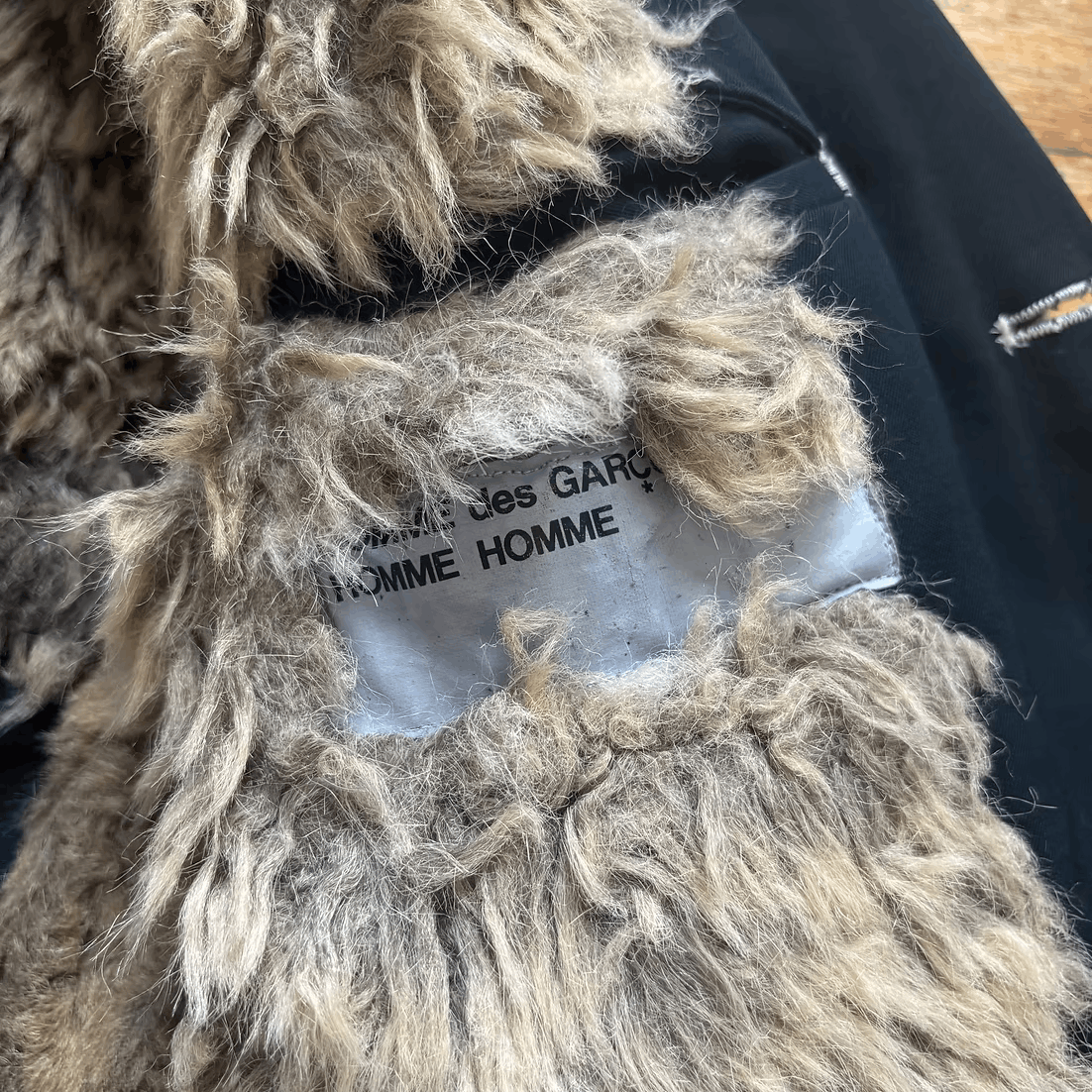 Comme des Garcons Homme FW2000 Faux-Fur Lined Tailored Jacket Size US M / EU 48-50 / 2 - 6 Thumbnail