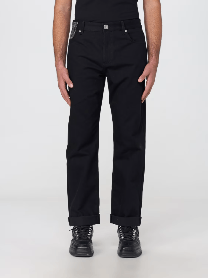 Balmain BNWT AW23 BALMAIN STRAIGHT LEG RHINESTONES JEANS 36 Size US 36 / EU 52 - 1 Thumbnail