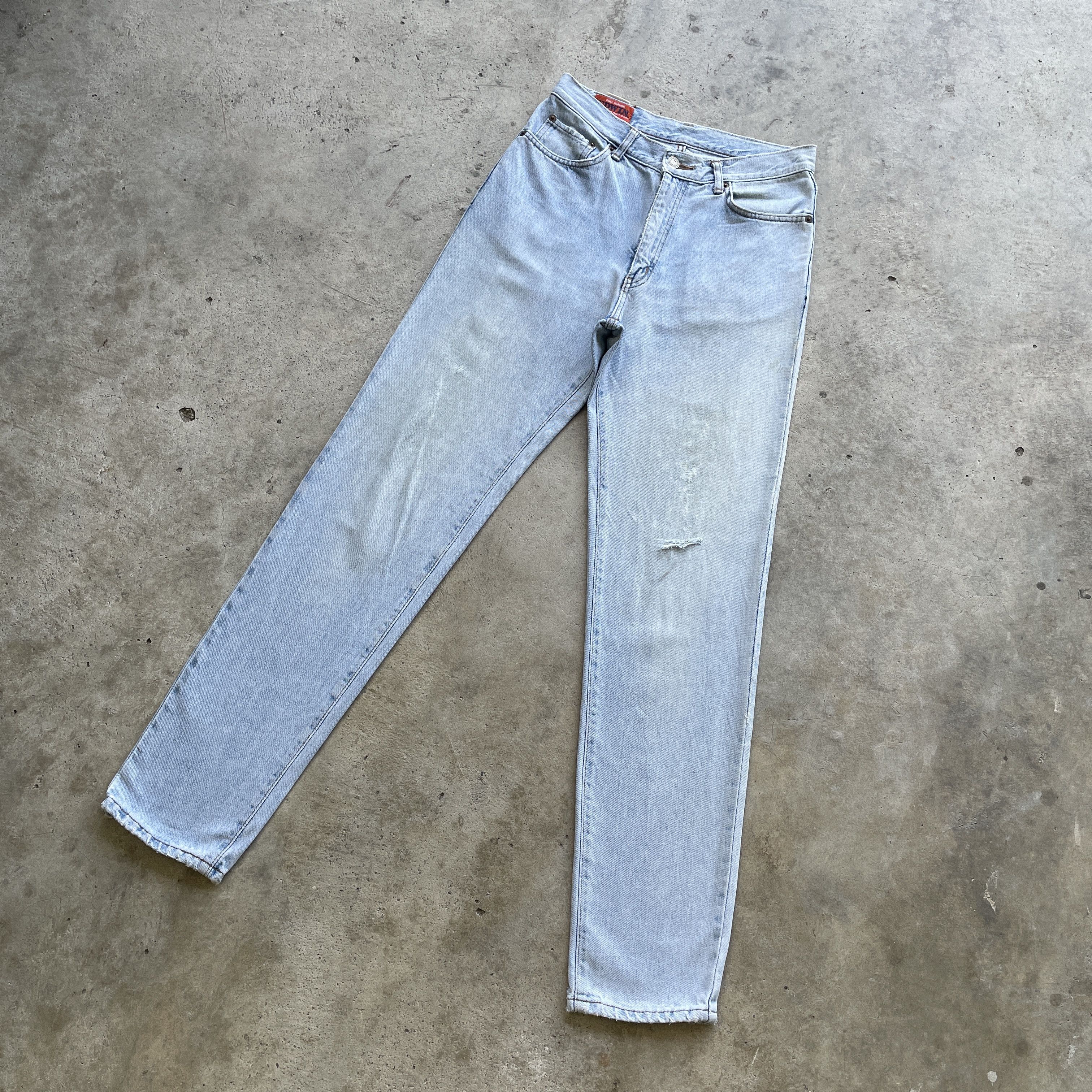 Edwin VINTAGE EDWIN JEANS FADED DISTRESSED WASH DENIM PANTS W28 Size US 28 / EU 44 - 1 Thumbnail