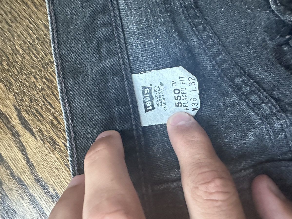 Levi's × Levi's Vintage Clothing × Vintage Levi’s Black Denim Shorts Size US 36 / EU 52 - 3 Thumbnail