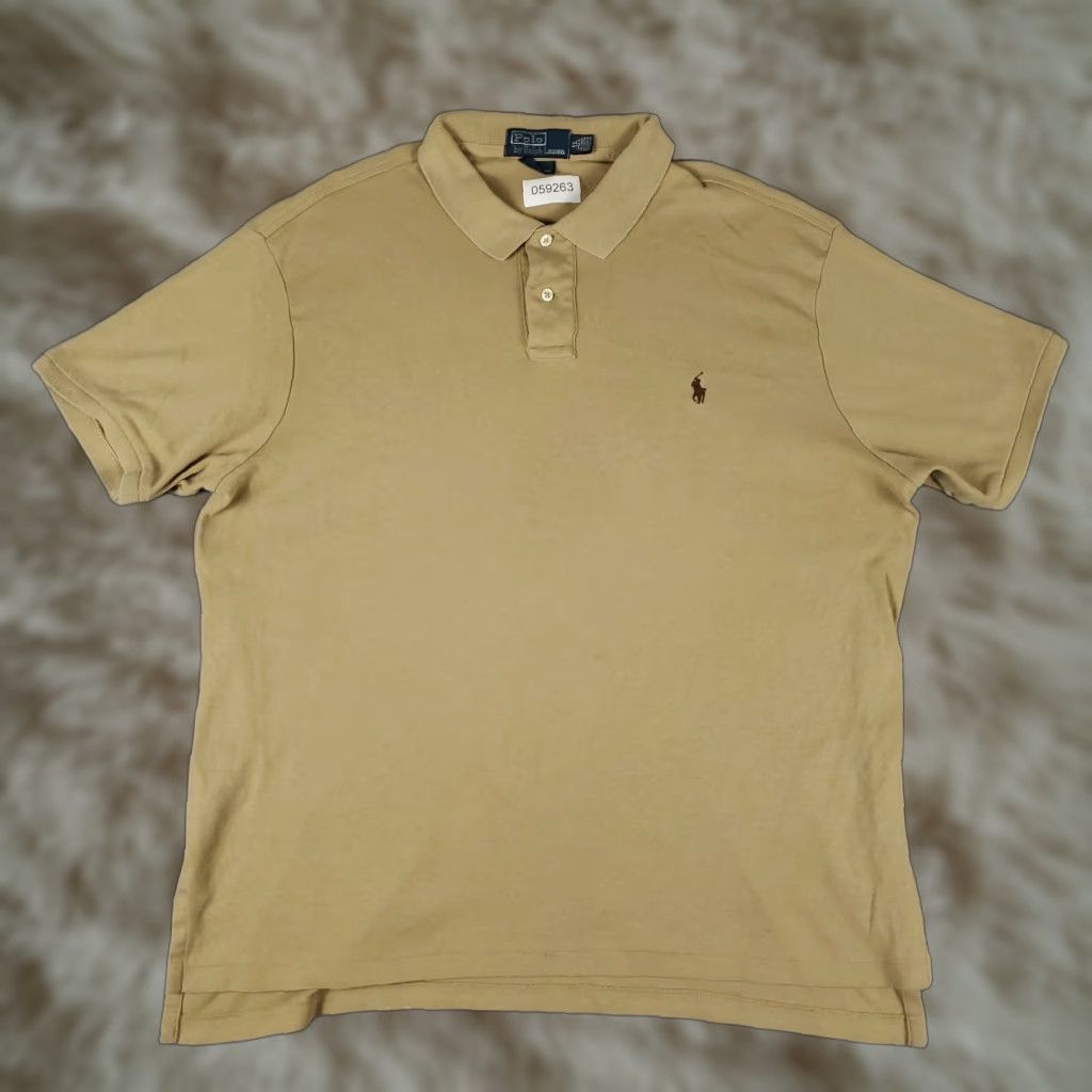 Ralph Lauren Ralph Lauren Polo Shirt Mens XL Brown Casual Short Sleeve Activewear Size US XL / EU 56 / 4 - 1 Thumbnail