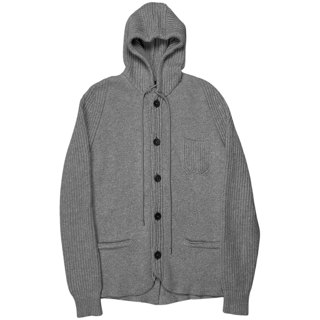 Dirk Bikkembergs Dirk Bikkembergs Hooded Knit Cardigan Size US S / EU 44-46 / 1 - 1 Thumbnail