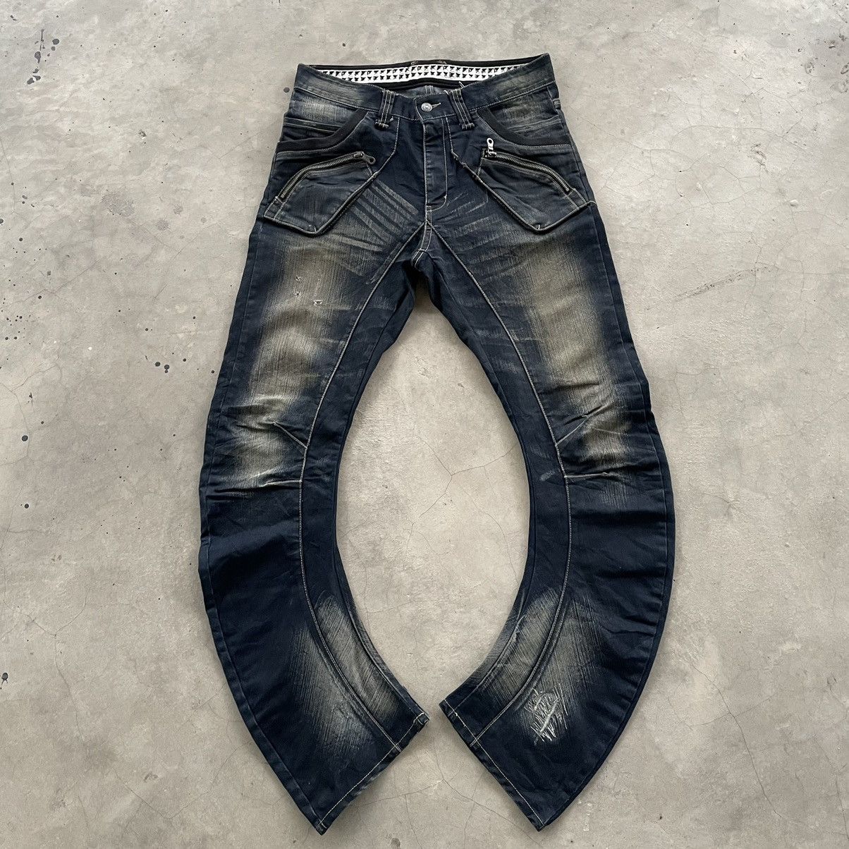 Japanese Brand × PPFM × Tornado Mart PPFM J-Cut Curve Denim | Grailed