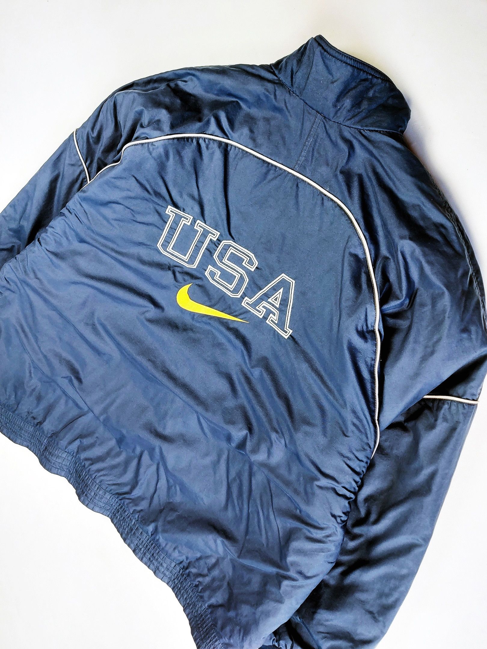 Nike × Vintage Vintage Nike Bomber Jacket Size US XXL / EU 58 / 5 - 5 Thumbnail