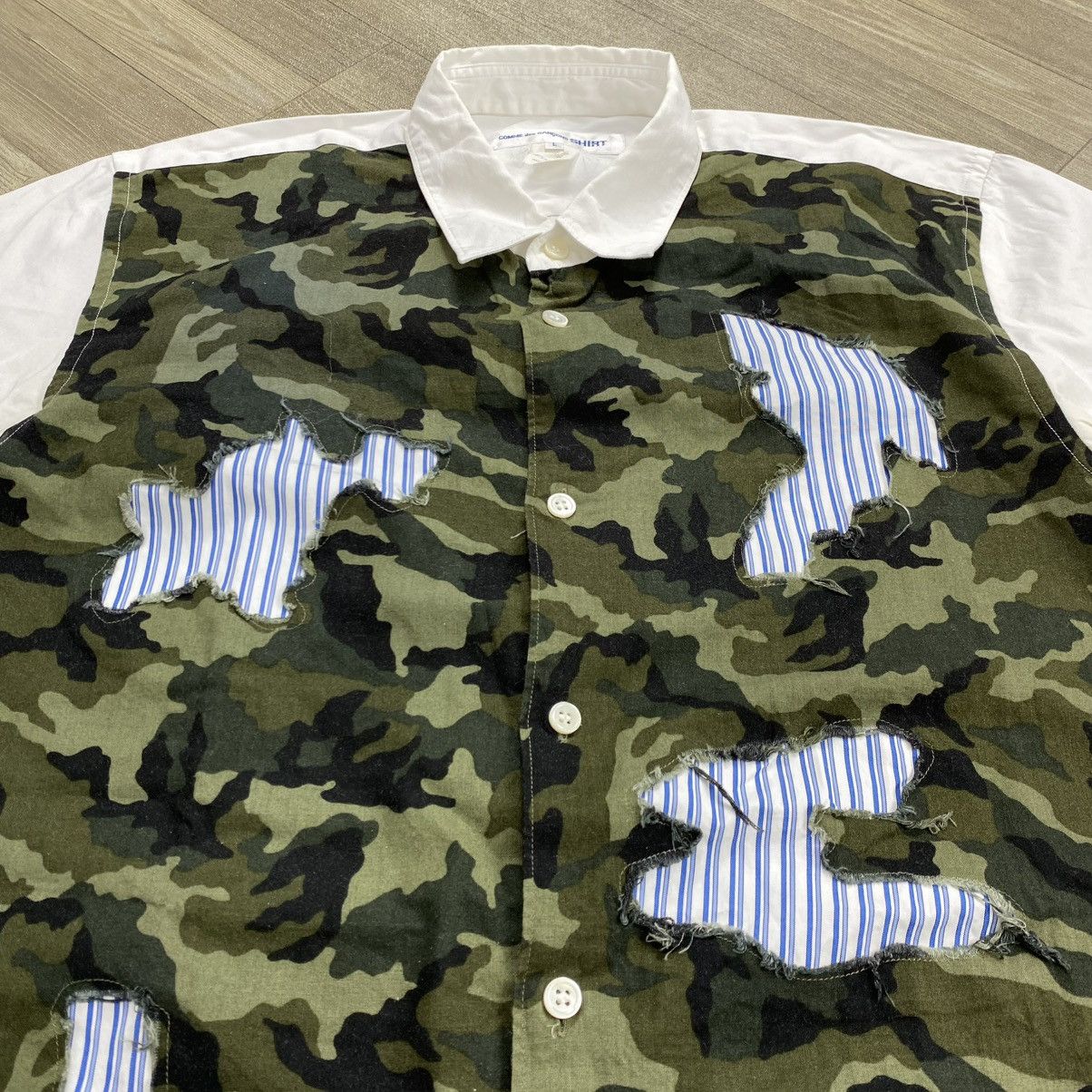 Comme des Garcons 🇯🇵SS16 Comme Des Garcons Tshirt Patchwork CDG Shirt Designer Size US L / EU 52-54 / 3 - 4 Thumbnail