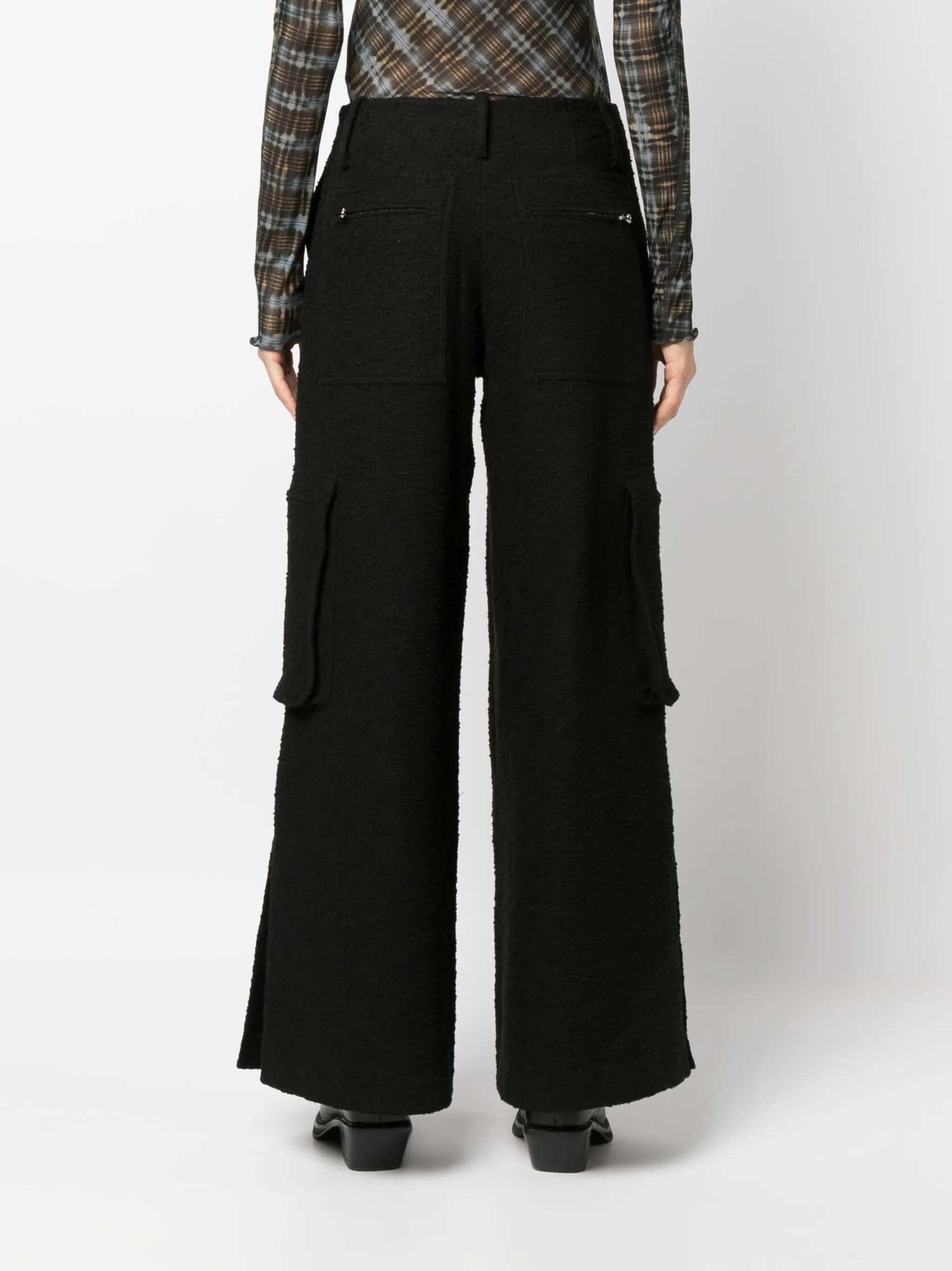 Amiri o1y0425 Cargo Trouser in Black Size 26" / US 2 / IT 38 - 4 Thumbnail
