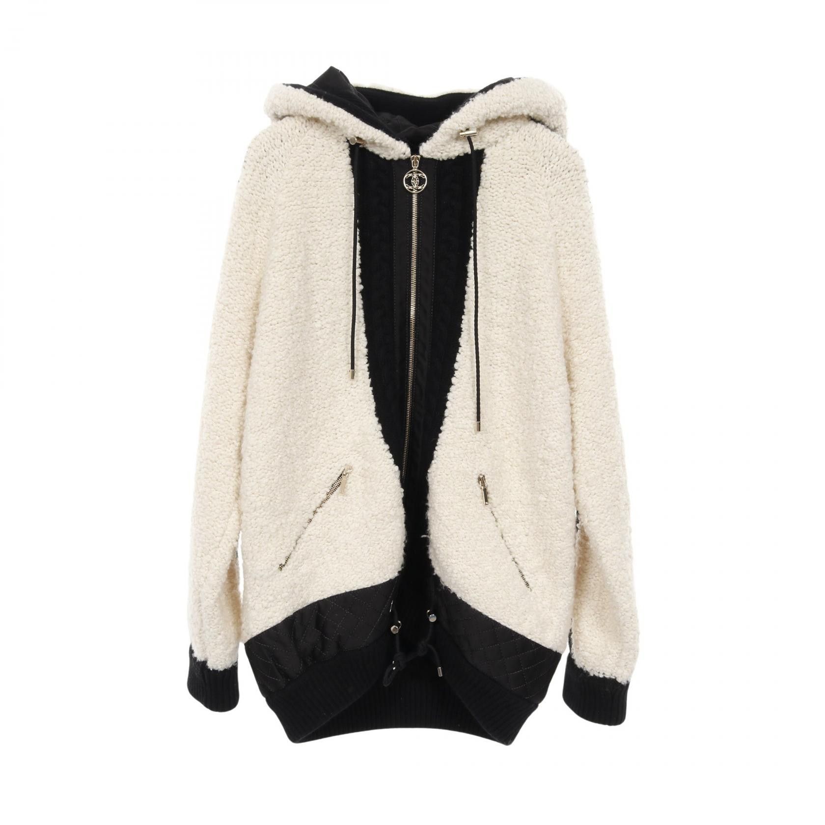Chanel Chanel Chanel Coco Mark Matelasse Knit Hoodie Textile Outerwear DUTY FREE for USA Size ONE SIZE - 1 Thumbnail