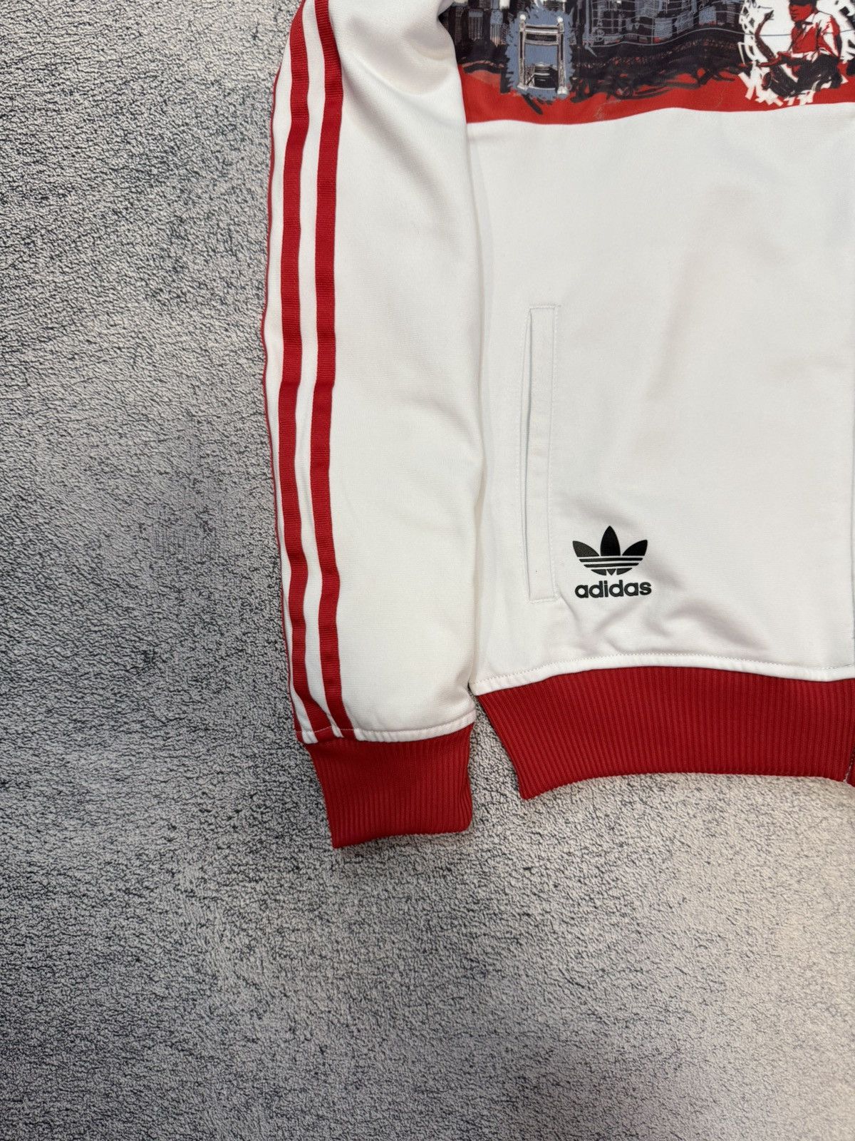 Adidas Adidas Chicago Bulls Mens Track Jacket Full Zip NBA White S Size US S / EU 44-46 / 1 - 7 Thumbnail