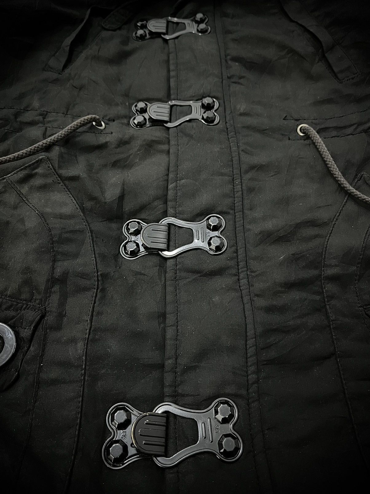 SLY 2000s SLY Racoon Bondage Fur Jacket LGB Fur jacket Style Size US M / EU 48-50 / 2 - 6 Thumbnail