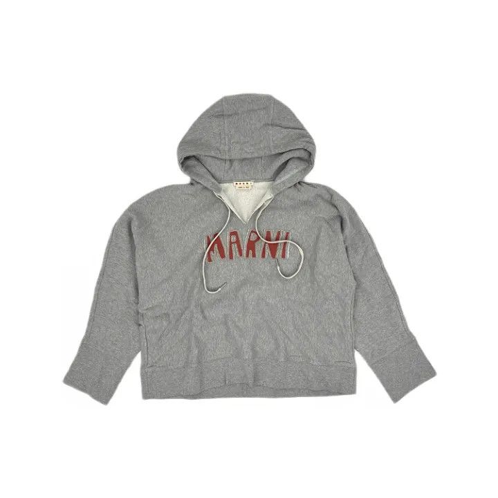 Marni Marni Casual Hoodie with Logo Print Size US M / EU 48-50 / 2 - 1 Thumbnail
