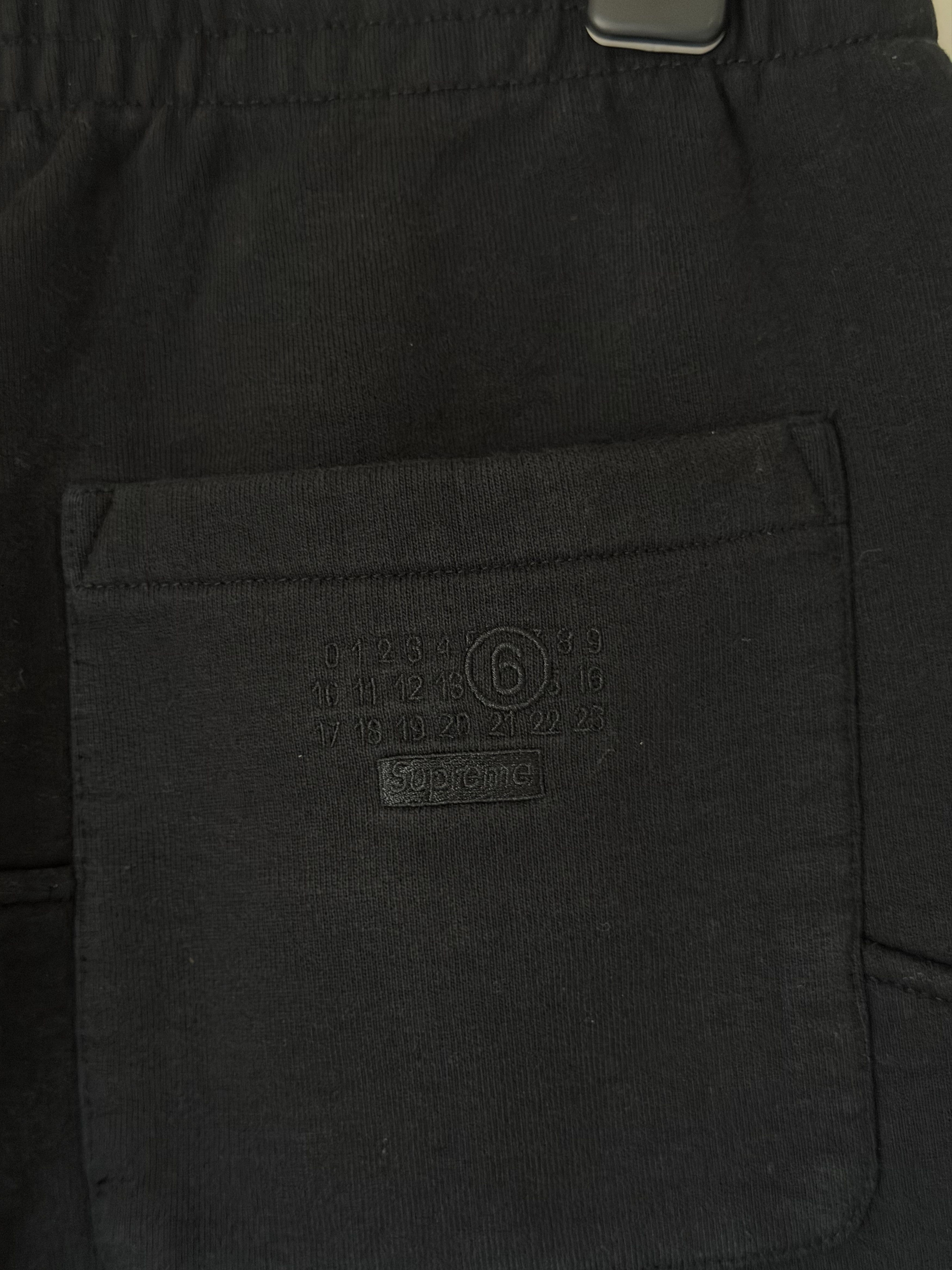 Maison Margiela × Supreme Supreme MM6 Maison Margiela Eagle Sweatpants in Black Size US 30 / EU 46 - 6 Thumbnail
