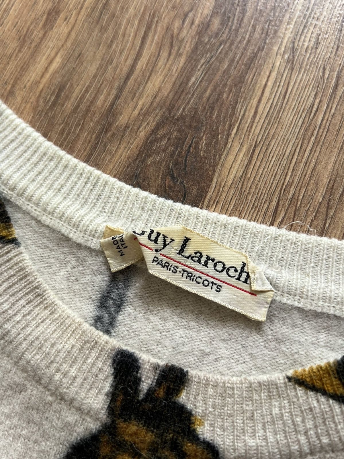 Guy Laroche Guy Laroche Vintage Equestrian Knit Sweater (Made in Italy) Size M / US 6-8 / IT 42-44 - 5 Thumbnail