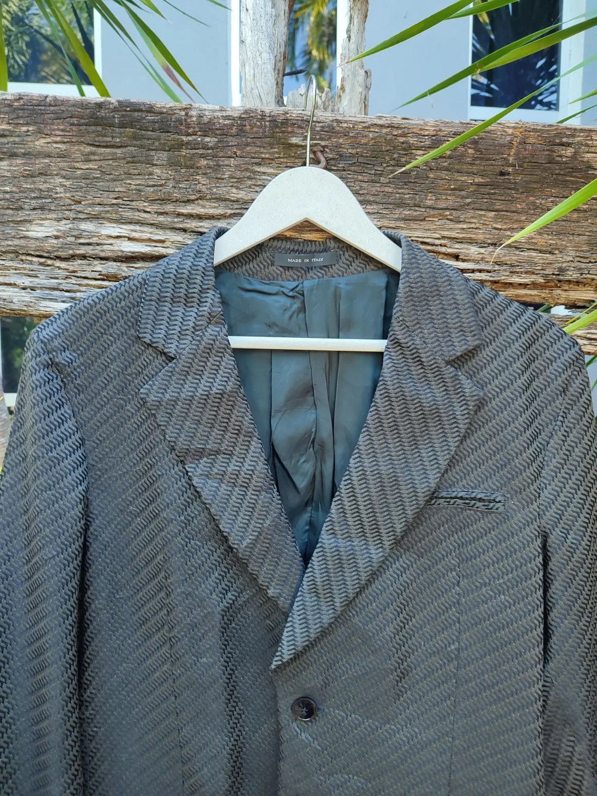 Emporio Armani Vintage Emporio Armani Made in Italy Blazer Jacket Size 38R - 2 Thumbnail