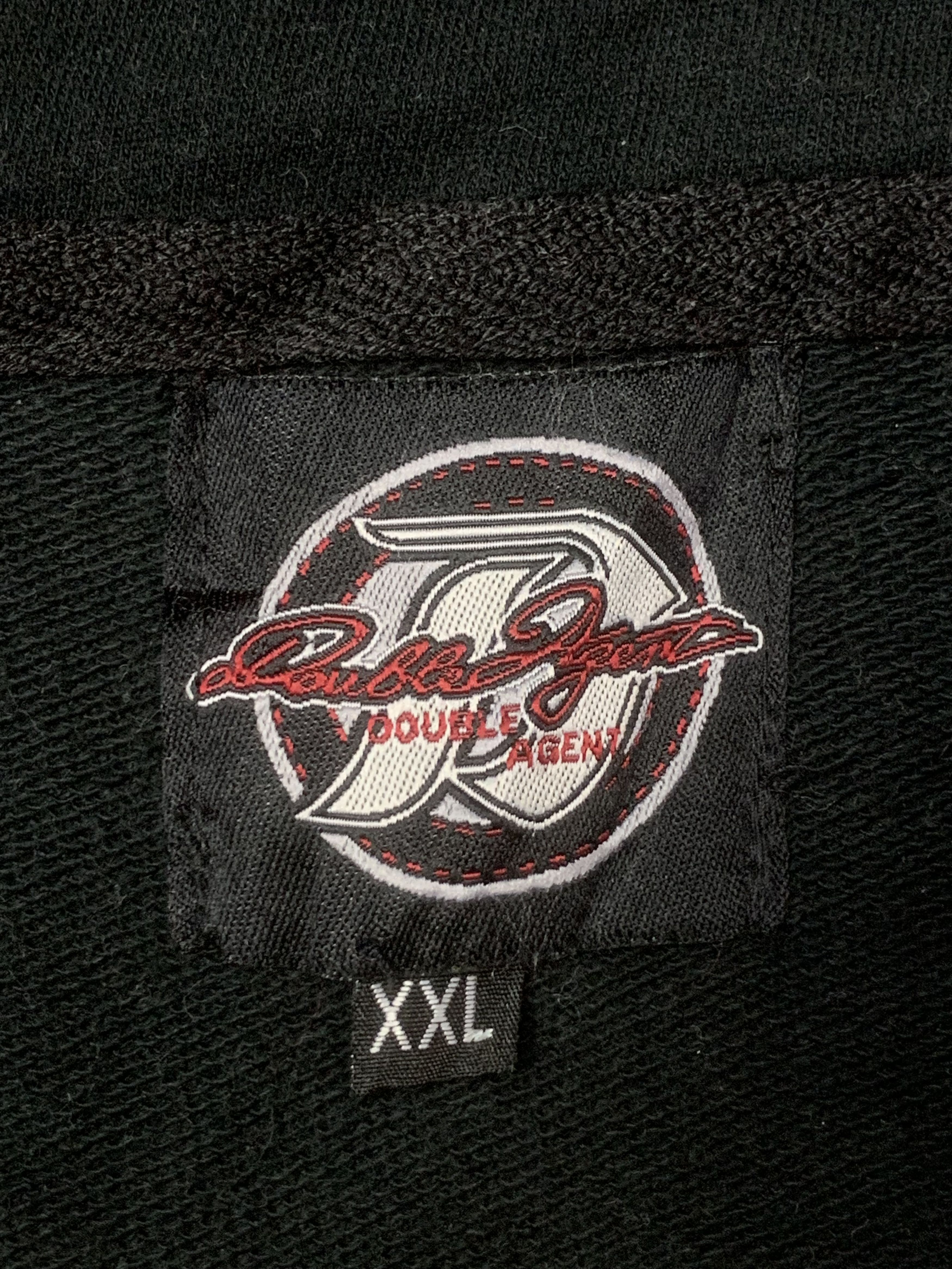 Japanese Brand Rare Design Double Agent Short Sleeve Hoodie Size US XXL / EU 58 / 5 - 4 Thumbnail
