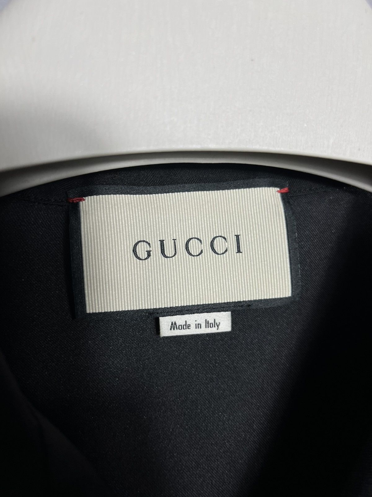 Gucci Gucci Black Cat Blind for Love Silk Black Mens Size US M / EU 48-50 / 2 - 7 Thumbnail