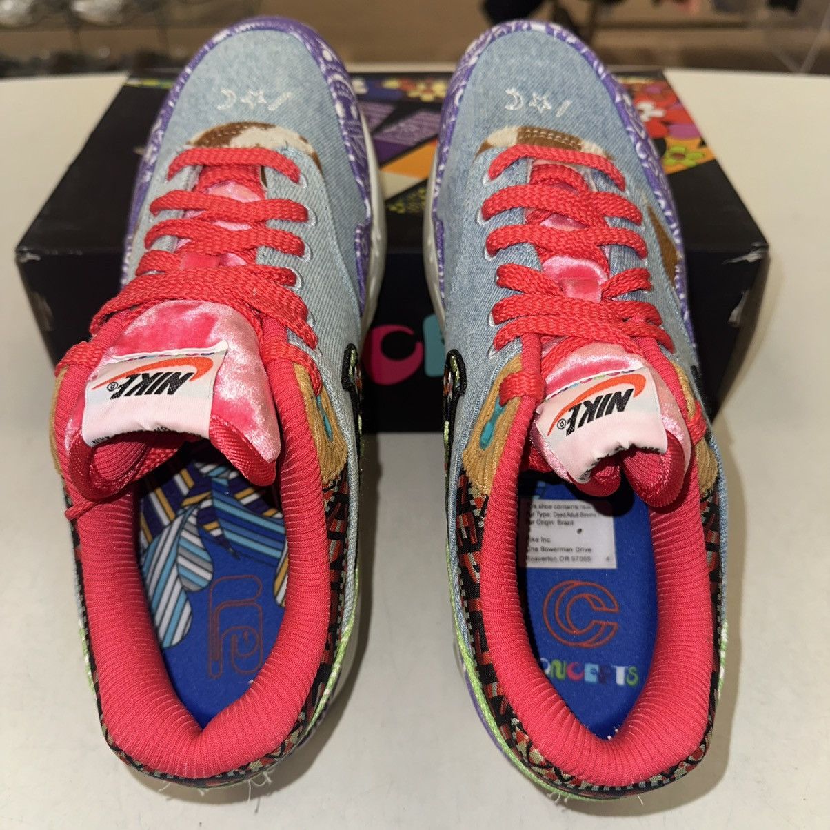 Nike Size 9 - Nike Concepts x Air Max 1 SP Far Out - DN1803-500 Size US 9 / EU 42 - 3 Thumbnail