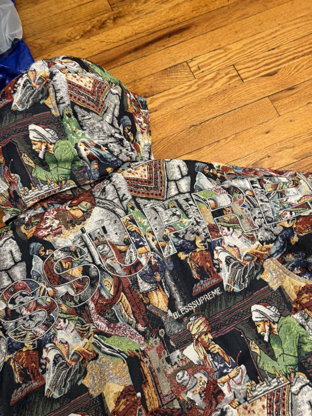 Bless × Supreme Supreme Bless Tapestry Down Jacket Size Large Size US L / EU 52-54 / 3 - 13 Thumbnail