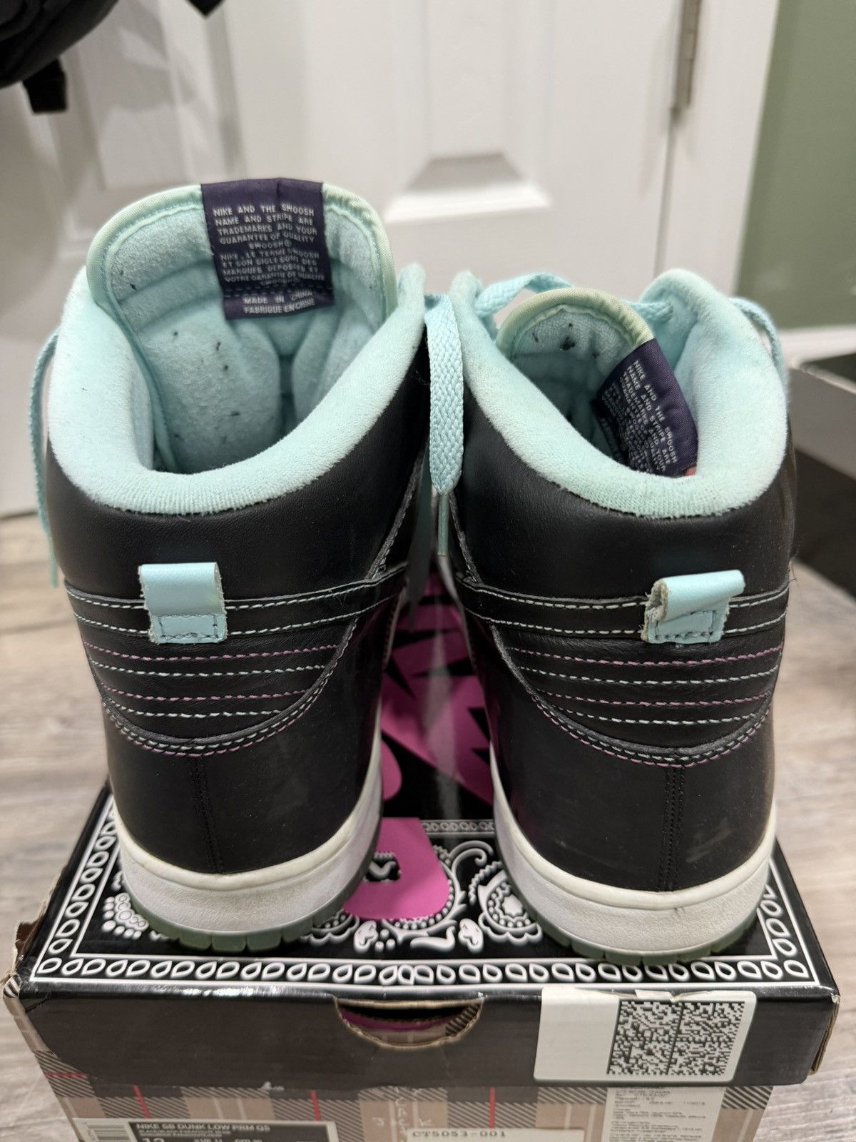 Nike Nike Dunk High Premium Santana Size US 12 / EU 45 - 2 Thumbnail